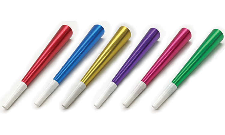 Foil Horns - Assorted Colors