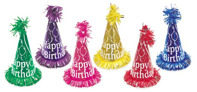 GIANT 15" HAPPY BIRTHDAY HAT