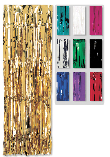 Metallic Shimmering Curtain