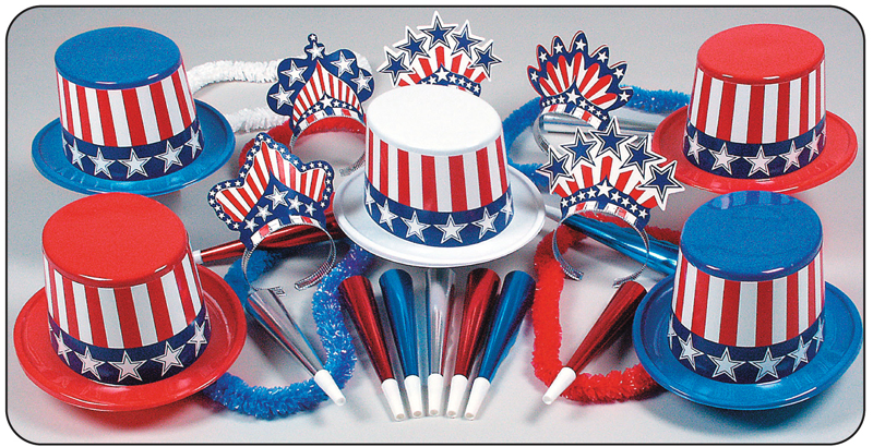 USA PARTY KIT for 50 PEOPLE