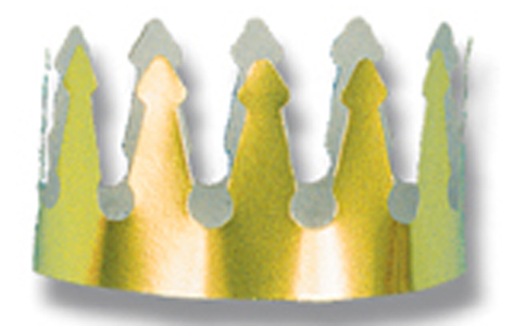 GOLD FOIL CROWN