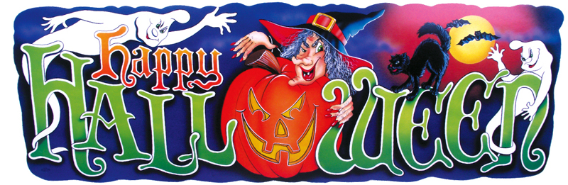 HAPPY HALLOWEEN WALL SIGN