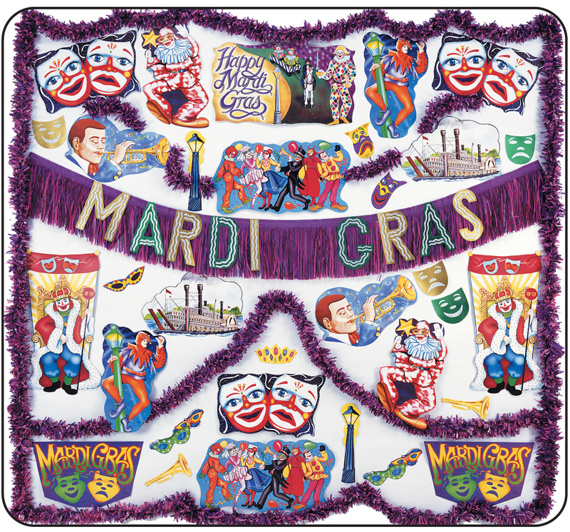 MARDI GRAS DECORATING KIT