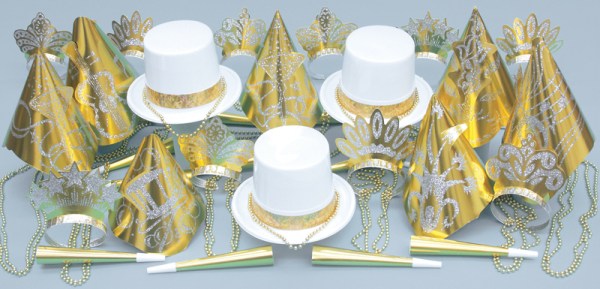 Gold and White