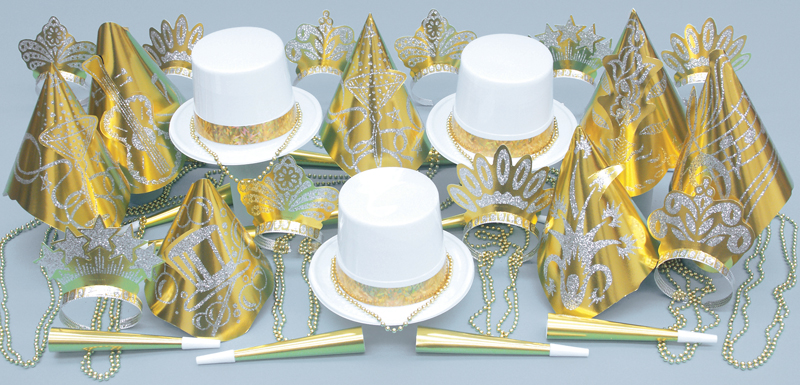 Gold and White