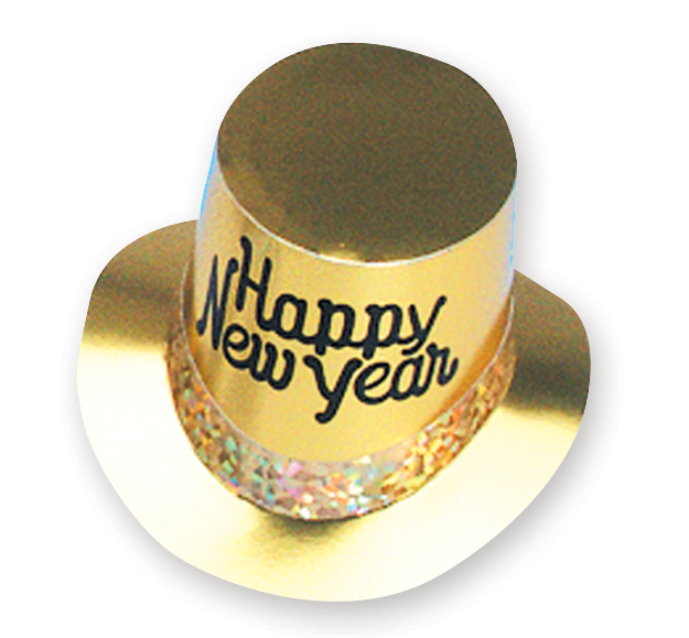 GOLD TOP HAT
