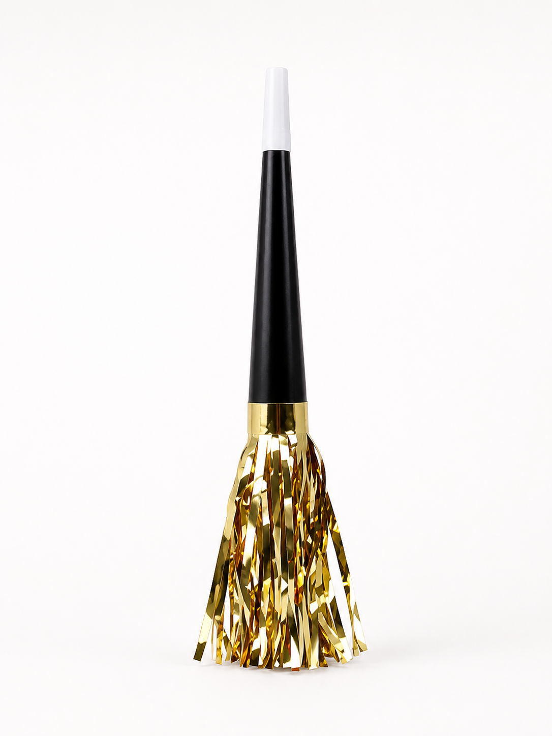 METALLIC FRINGED PARTY HORN