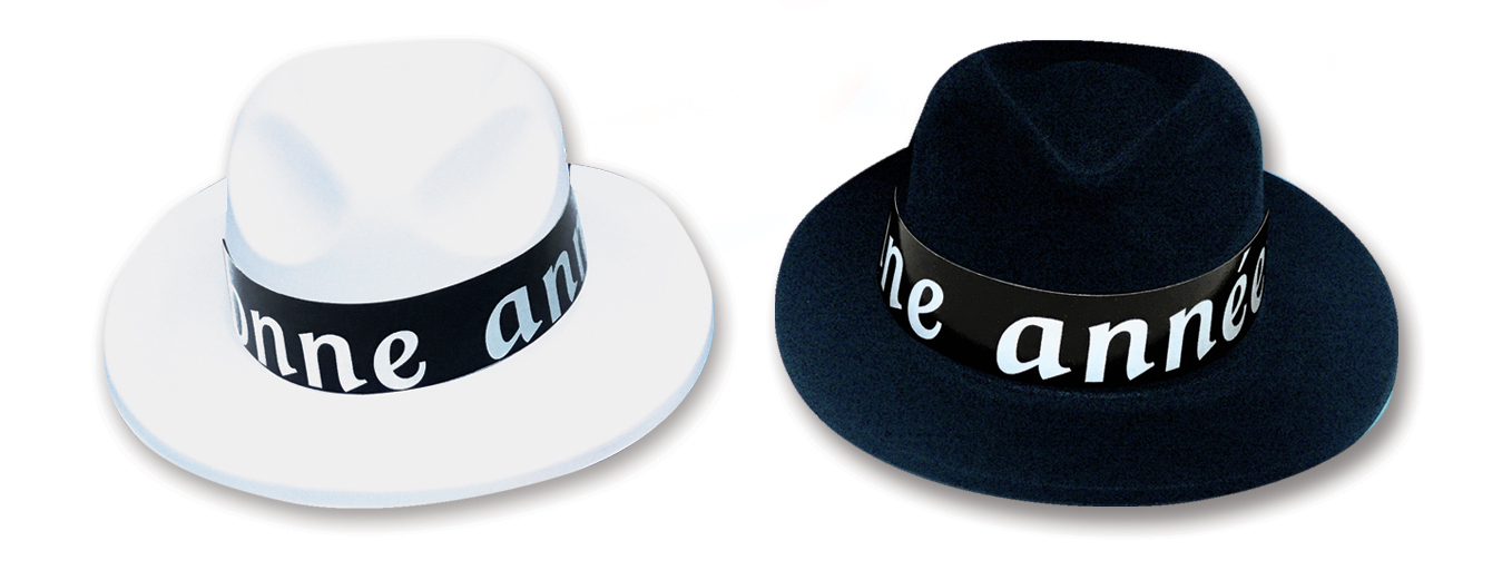 BONNE ANNÈE VELOUR FEDORAS