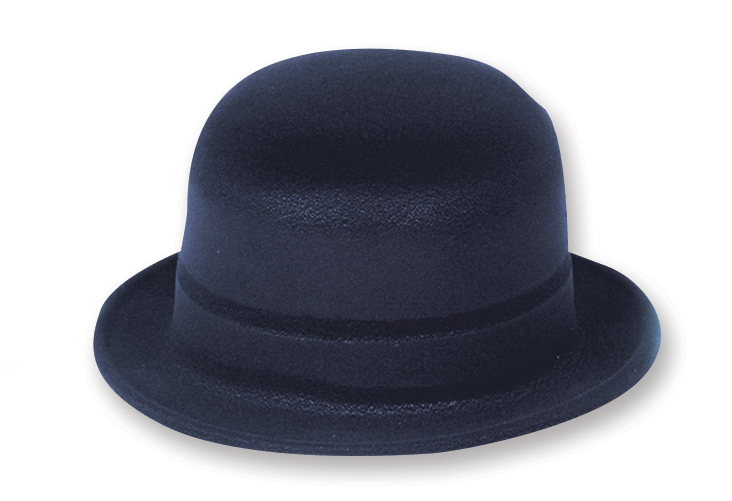 BLACK VELOUR DERBY