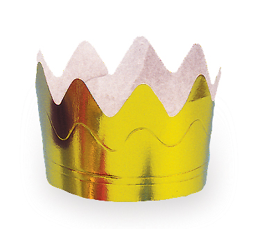 Child's Size Gold Foil Crown