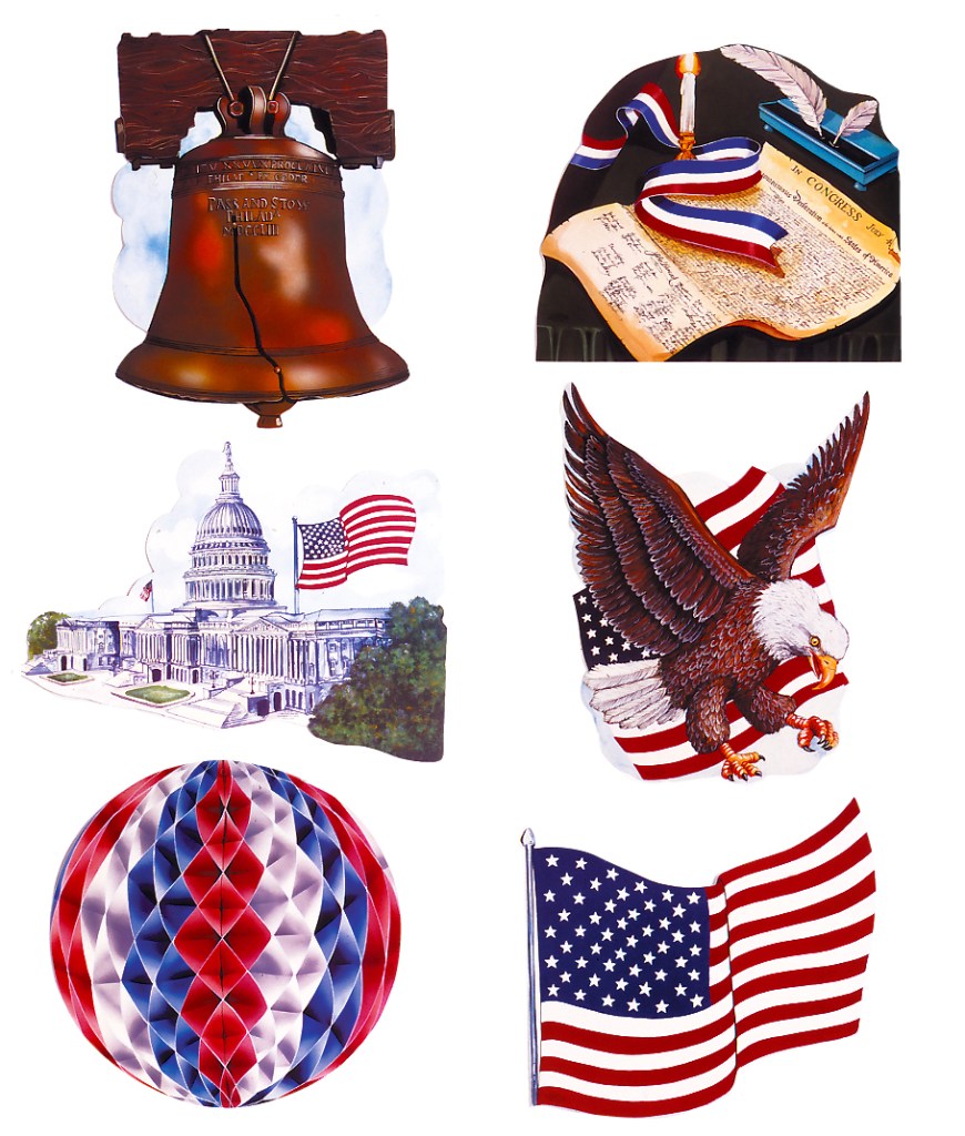 PATRIOTIC CUTOUTS