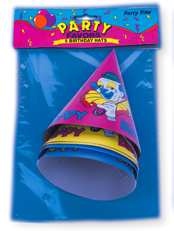 PACKAGED BIRTHDAY HAT