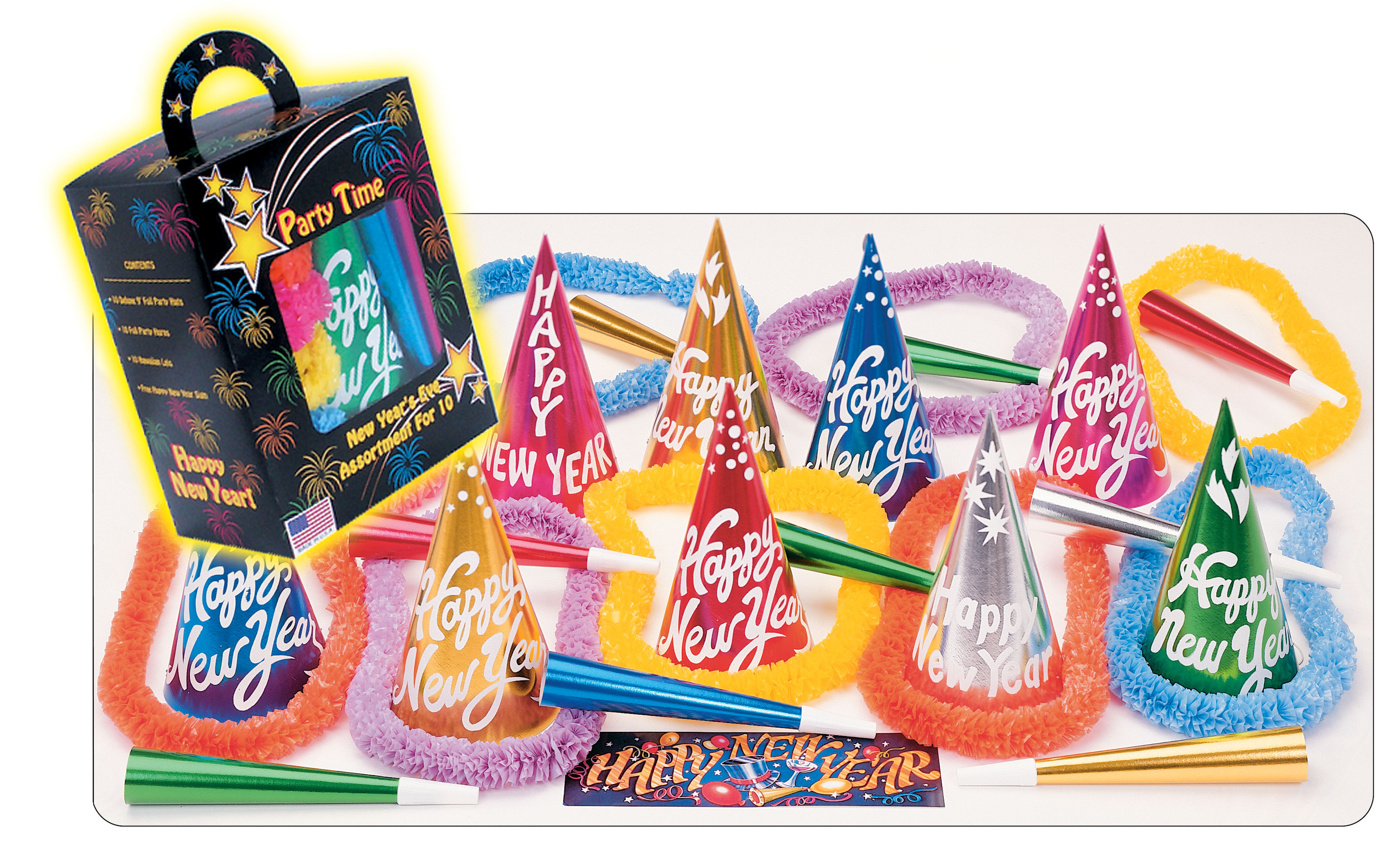 PARTY KIT IN WINDOW DISPLAY BOX