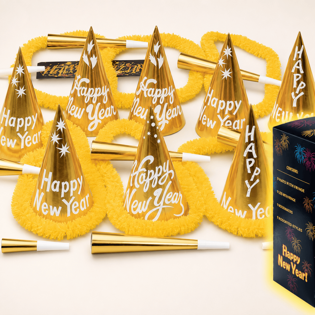 Gold Party Kit in Widow Display Box