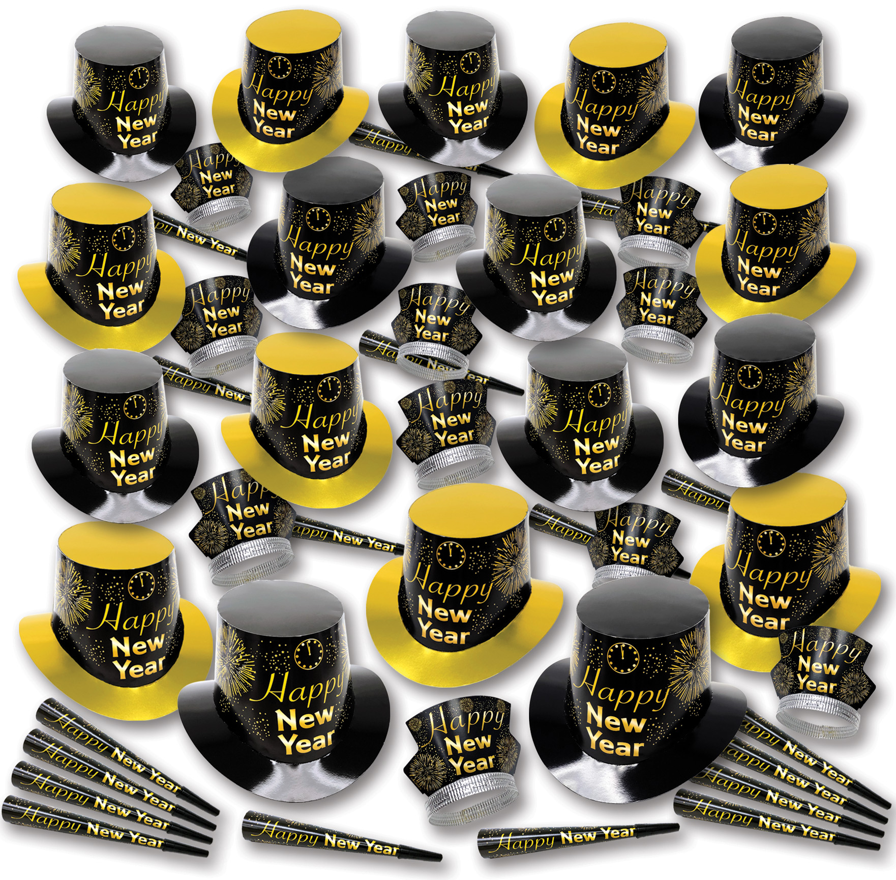 GOLD FIREBURST PARTY KIT