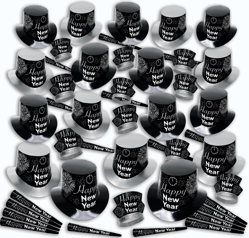 SILVER FIREBURST PARTY KIT